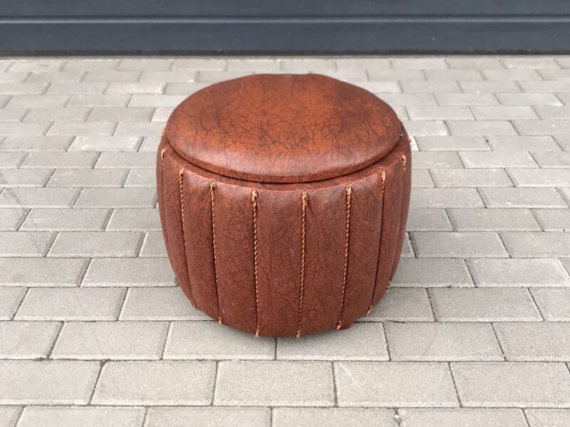 Skórzana Pufka / Taboret [300 zł.]
