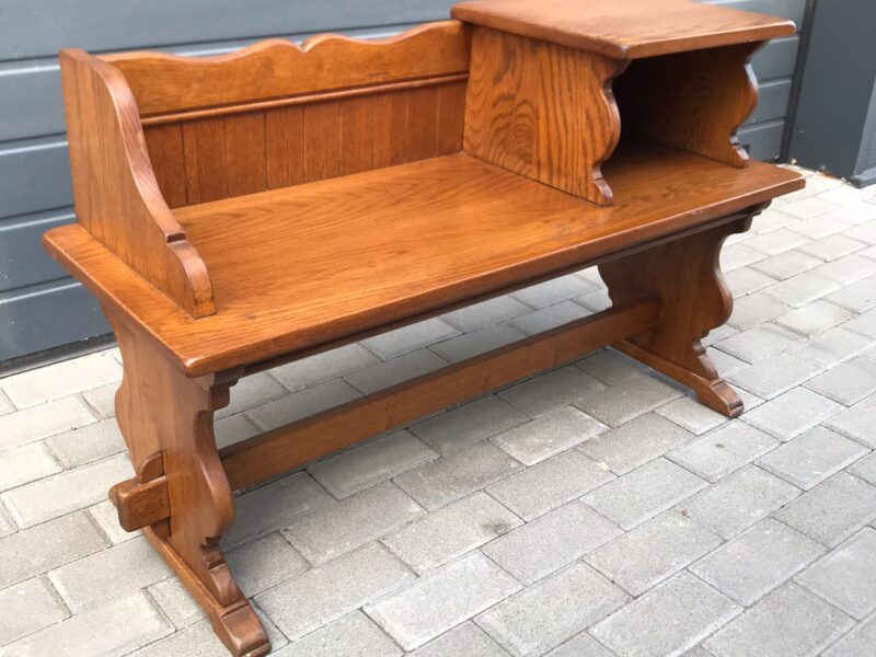 Dębowa Ławeczka Telefonierka [ 690 zł ]