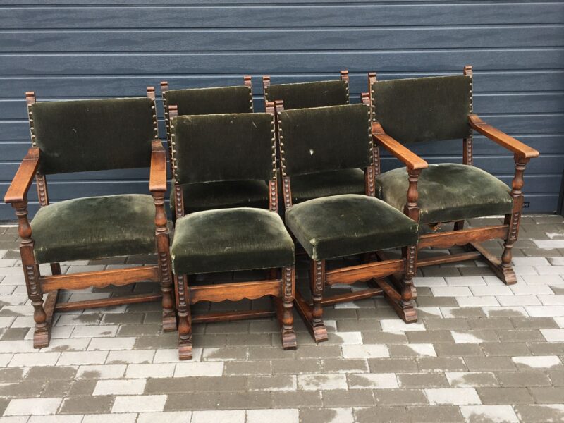 Dębowy komplet krzeseł [ 800 zł ]