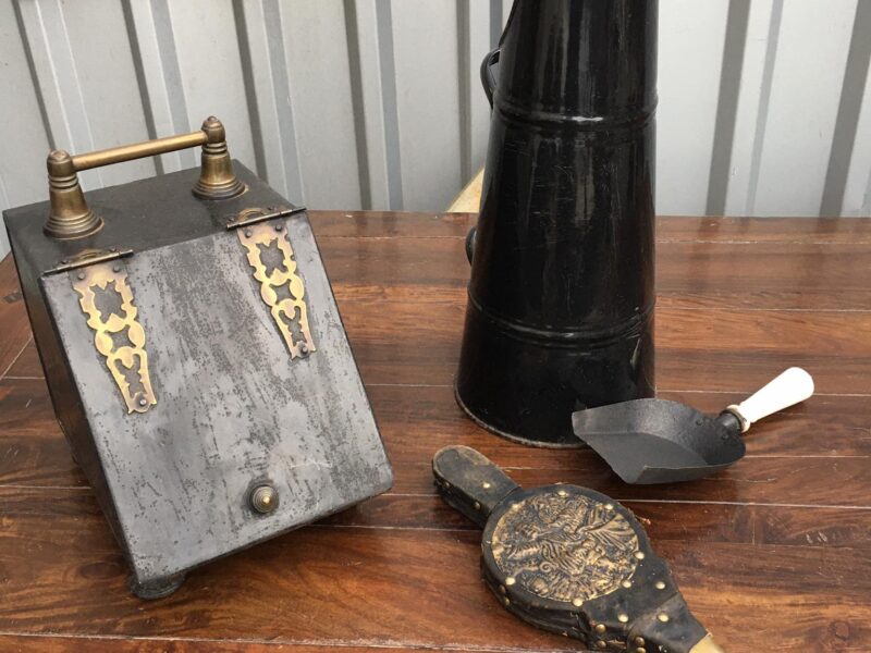 Komplet przyrządów do kominka retro [ 330 zł ]