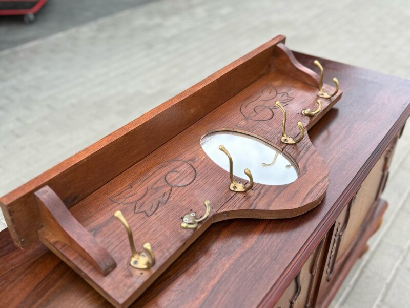 Drewniany Wieszak z Lustrem [ 299 zł ]